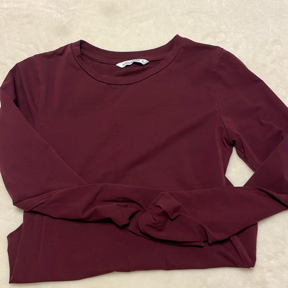 Maroon body suite